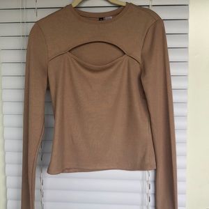 Blush Pink Long Sleeve Top